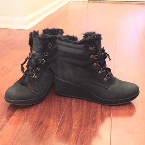 Sperry Leather Wedge Bootie  Size M7.5